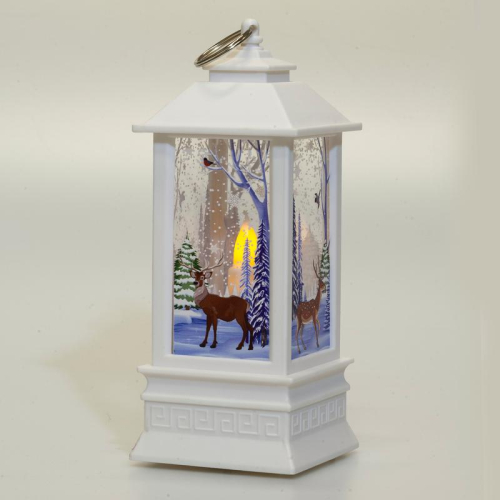 Светильник декоративный новогодний "Зимний лес" EGNDS-05 тепл. бел. LED h=20см 3хААА IP20 Эра Б0051938