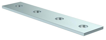 Пластина для STRUT-профиля соединительная 4 отверстия HDZ IEK CLM50D-PSS-185-40-HDZ