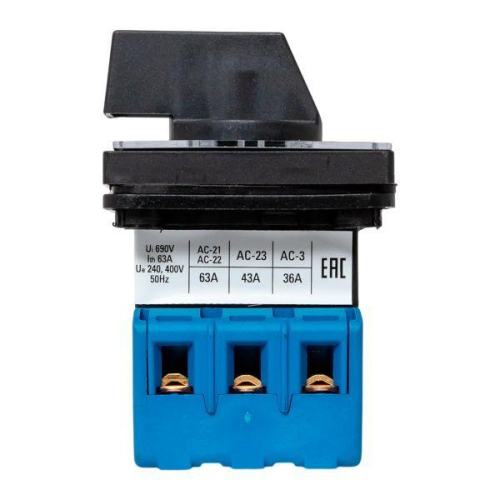 Переключатель кулачковый ПК-2-13 3п 63А "ВКЛ-ВЫКЛ" IP65 EKF pk-2-13-63-65