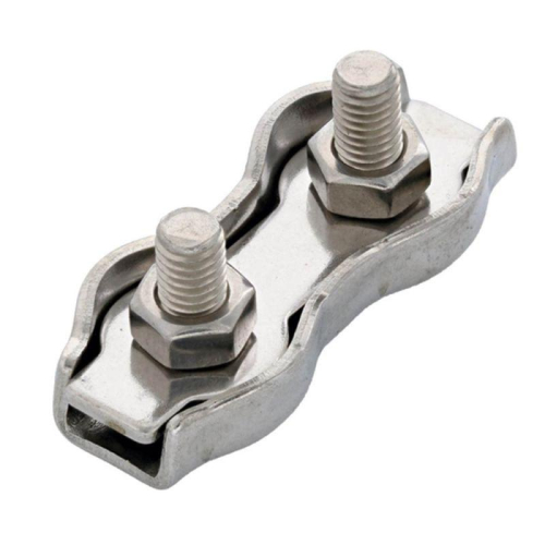 Зажим троса двойн. D6мм Duplex (уп.50шт) Промрукав PR08.3891