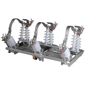 Разъединитель высоковольтный РЛКВ-2-IV-10/400-УХЛ1 (в комплекте с ПР-05-7-УХЛ1 и КМЧ H=6500) КЭАЗ 268842