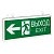 Светильник аварийно-эвакуационный EXIT-201 двухсторонний LED Basic EKF EXIT-DS-201-LED