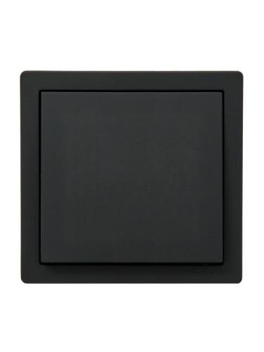 Выключатель 1-кл. ОП LETO черн. бархат LEZARD 752-4200-100