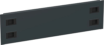 Фальш-панель 19дюйм 3U крепление на защел. черн. by ZPAS РФ ITK ZP-FP05-03U-H-G3-R