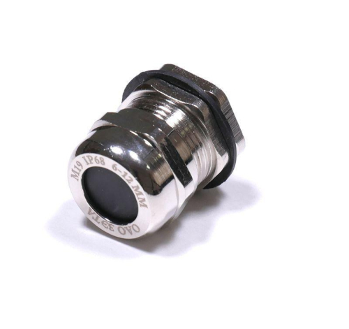 Ввод кабельный М19 IP68 d5-12мм латунь ГОФРОМАТИК zeta30112