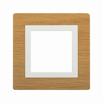 Рамка 1-м 2мод. Avanti натуральн. дерево беленый дуб DKC 4400842
