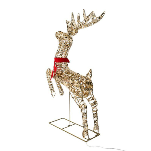 Фигура светодиодная "Бегущий олень" 88см тепл. бел. IP44 питание от трансформатора Neon-Night 501-375