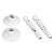 Крепление MOONLIGHT-ROUND-D13-S-KIT White металл (комплект) Arlight 043830