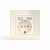 Розетка 1-м СП Pixel с заземл. с 2-мя заряд. устр. USB тип A+A механизм беж. TOKOV ELECTRIC TKE-PX-R1U2A-C02
