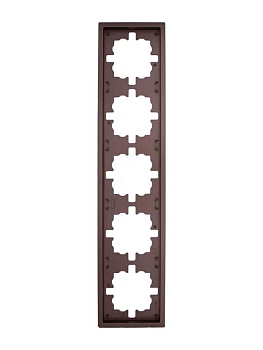 Рамка 5-м ZIMA горизонт. шоколад LEZARD 704-7300-150