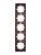 Рамка 5-м ZIMA горизонт. шоколад LEZARD 704-7300-150