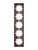 Рамка 5-м ZIMA горизонт. шоколад LEZARD 704-7300-150