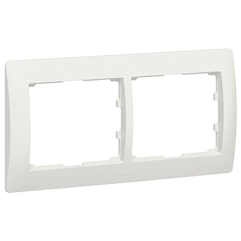 Рамка 2-м Galea Life перламутр Leg 771502