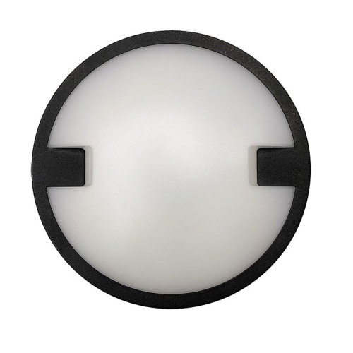 Светильник светодиодный "Банник" PBH-PC8-RA 12Вт 4000К BLACK IP65 ЖКХ пылевлагозащ. черн. JazzWay 5048454