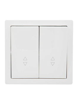 Выключатель проходной 2-кл. ОП LETO бел. LEZARD 752-0200-106