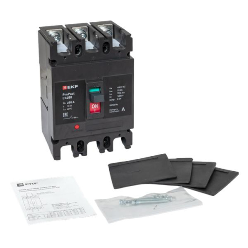 Выключатель автоматический LS250 25кА 3P 250А ProPact EKF mccb-250-25-3-250-ls