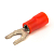 Наконечник вилочный изолированный 0.25-1.5кв.мм А=3.5мм В=6.5мм красн. (уп.100шт) DKC 2A135SP