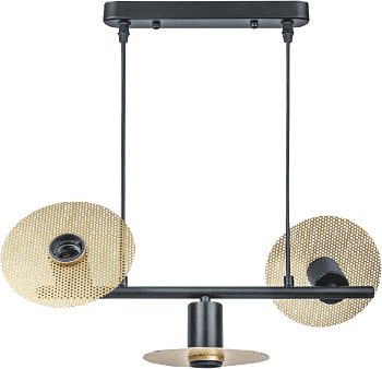 Светильник 80 436 NLF-P-038-01 подвесной золото черн. Navigator 80436