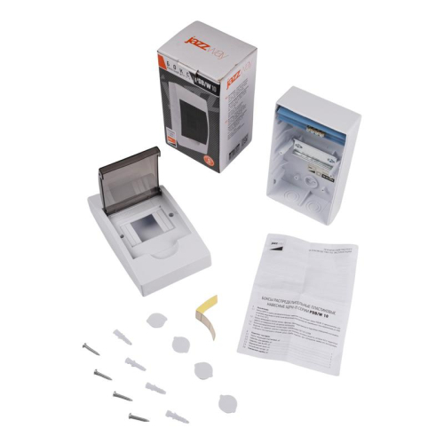 Бокс модульный накладной PDB/W 1004 WH (ЩРН-П- 4) IP41 пластик. Pro JazzWay 5071643