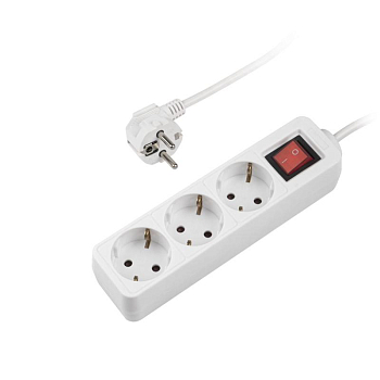 Удлинитель 3х3м с заземл. выкл. защитн. шторки ПВС 3х1 ФАZА 5053038