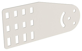 Пластина шарнирная H=100мм RAL 9016 IEK CLM51D-PSH-100-9016