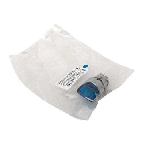 Механизм переключателя исполнительный ХB4 син. на 3 положения возвратный без фиксации с подсветкой с короткой ручкой IP65 EKF XB4BD3L-B-65