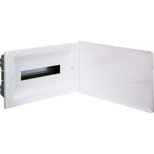 Щиток распределительный СП Practibox3 IK 07 1 рейка 18мод. с клеммник. заземл. IP40 бел. дверь Leg 401716