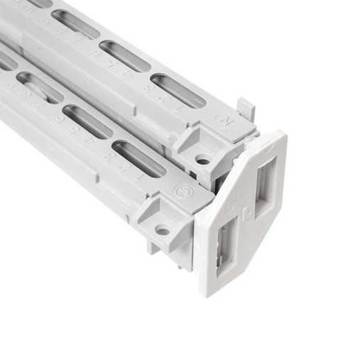 Держатель двойной для установки шин N/PE (без шин) EKF nv-bh-2