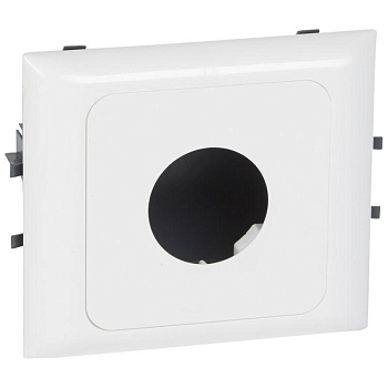 Суппорт для кабель-канала DLP для роз. Р17 с крышкой 130мм бел. Leg 010900