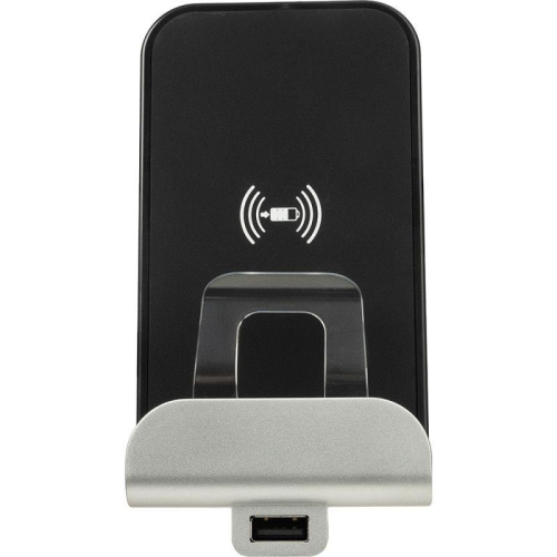 Устройство зарядное беспроводное Valena Allure Qi 1А с дополнит. разъемом USB A 5В 2.4А Leg 755114