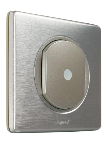 Накладка выкл. Celiane ECO титан Leg 068312