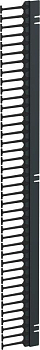 Гребенка кабельная вертикальная 47U черн. by ZPAS РФ ITK ZP-CM05-47U-V-R