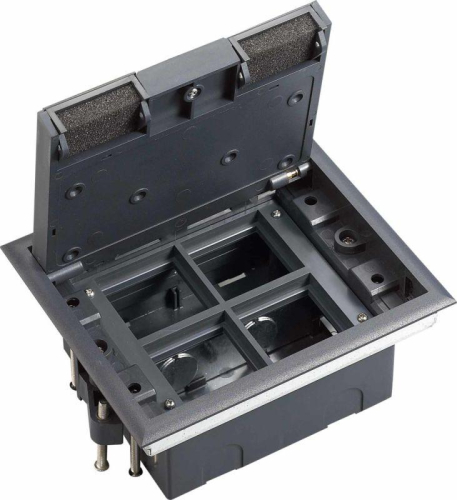 Люк MultiDesk MDK10 на 8мод. IP40 с монтажной коробкой для фальшпола SE MDK10108