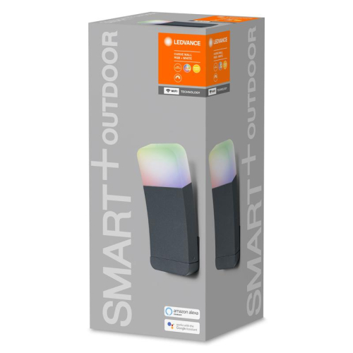 Светильник светодиодный SMART OUTD WIFI CURVE WALL RGBW DG LEDVANCE 4058075478336