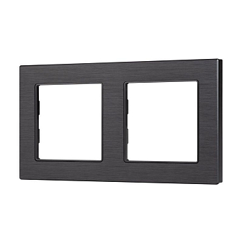 Рамка алюминиевая FRM-PRESTO-ALS-2-BK Arlight 043855