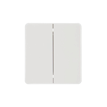 Выключатель для жалюзи 2-кл. СП ROUND MIELE 10А возвратный перламутр Kranz KR-78-0711-1