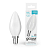 Лампа светодиодная филаментная Basic Filament 4.5Вт Свеча 4100К Е14 400лм milky GAUSS 1035125
