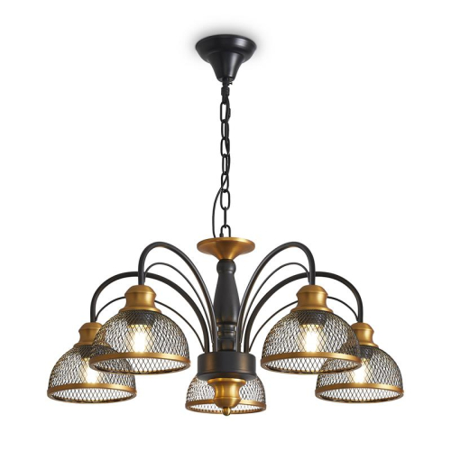 Светильник Caz 5х60Вт E27 IP20 подвесной Freya FR5527PL-05BBZ