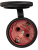 Розетка 16А IP44 прямая с заземл. каучук черн. КОСМОС RKsm-Z-IP(B)16A