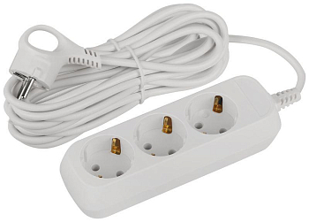 Удлинитель электрический UDL-16-370-E Greenline 3 розетки с заземлением 7м ПВС 3х1кв.мм Эра Б0065059