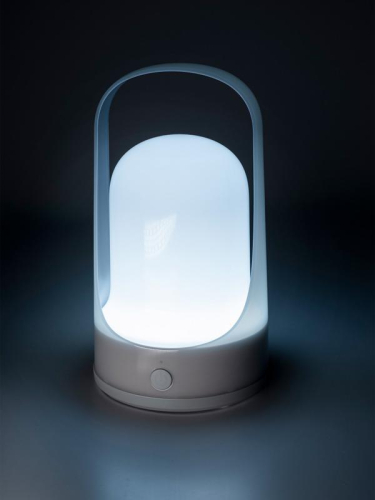 Фонарь светодиодный аккумуляторный кемпинговый Accu5-L60-gy 60SMDх0.5Вт 220/350/650лм 8000-9000К IP20 (Li-ion аккумулятор 3.7В 18650 3600мА.ч) диммер сер. JazzWay 5058323