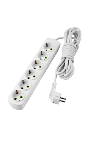 Удлинитель 6х5м с заземл. Letitia LEZARD 721-0605-601