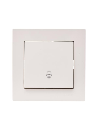 Механизм кнопки звонка СП VESNA кремов. LEZARD 742-0388-103