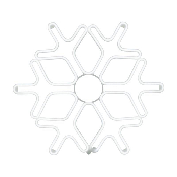 Фигура светодиодная "Снежинка" 60х60см LED син. 42Вт IP65 гибкий неон Neon-Night 501-343