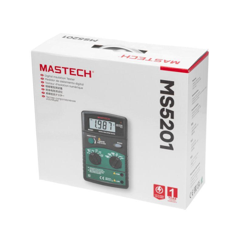 Измеритель сопротивления изоляции MS5201 Mastech 13-1346