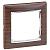 Рамка 1-м Valena темн. дерево/сер. штрих (DIY-упак.) IEK 696730