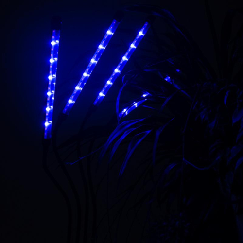 Светильник светодиодный «КРИСТАЛЛ» CTL2-USB-bl Agro для растений спектр 4 плафона по 10Вт на прищепке пульт на шнуре IP40 красн./син. ФАZА 5068810