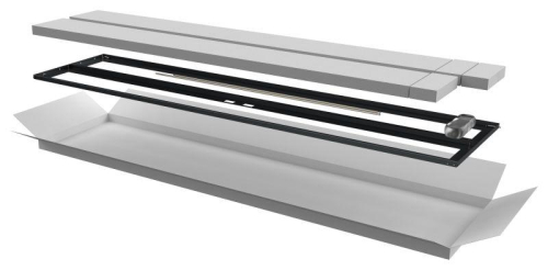 Дверь перфорированная двустворч. для шкафа LINEA N 47U 600мм черн. ITK LN05-47U6X-D2P