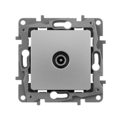 Розетка телевизионная оконечная TV СП Etika 5дБ 5-862МГц механизм алюм. IEK 672465