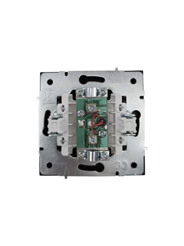 Розетка ТВ проходная СП ZIMA IP20 черн. бархат LEZARD 704-4288-129